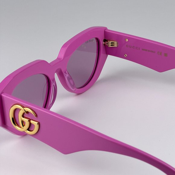 Gucci GG1421S 004 Sunglasses Pink Magenta Cat Eye Women GG 1421S main image 8